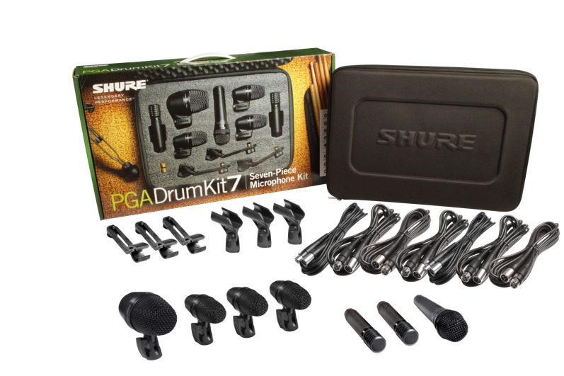 Shure PGADRUMKIT7 7-delige drummicrofoon-set