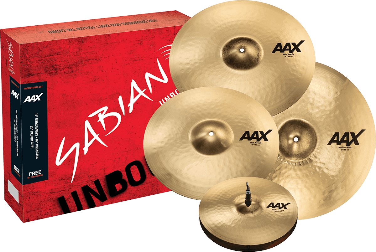 Sabian AAX Cymbal Set 25005xcpb