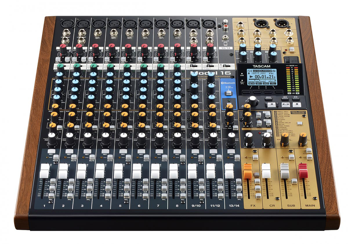 Tascam Model 16 mixer/interface