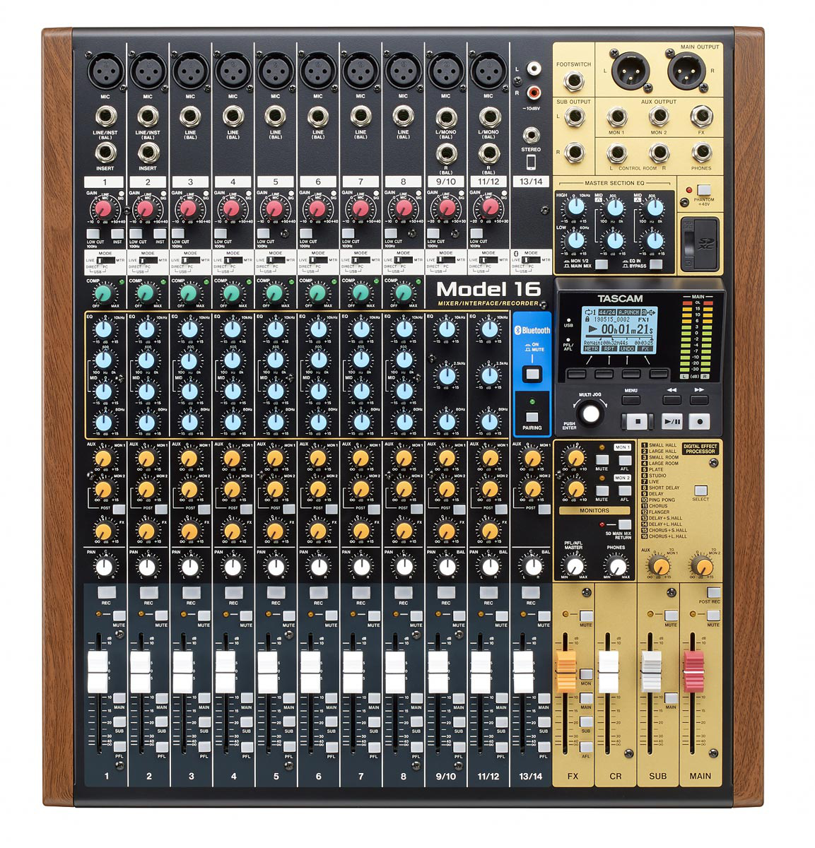 Tascam Model 16 mixer/interface