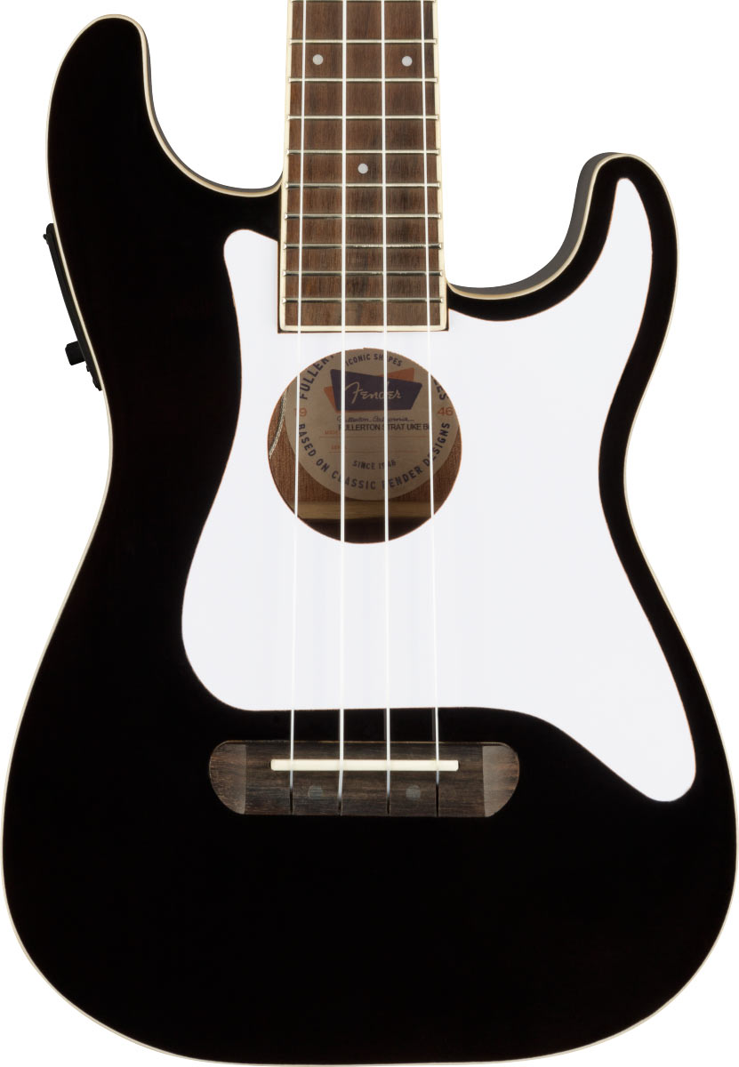 Fender Fullerton Strat Uke Black