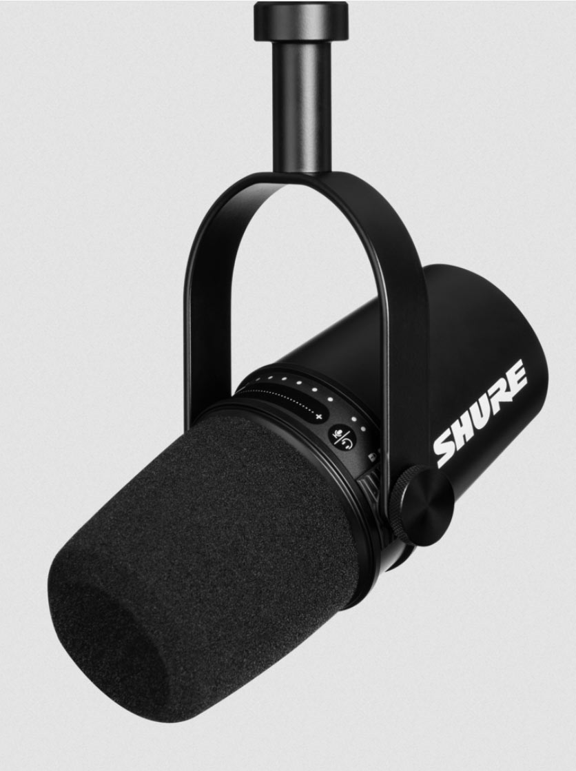 Shure MV7-K dynamische Podcast microfoon