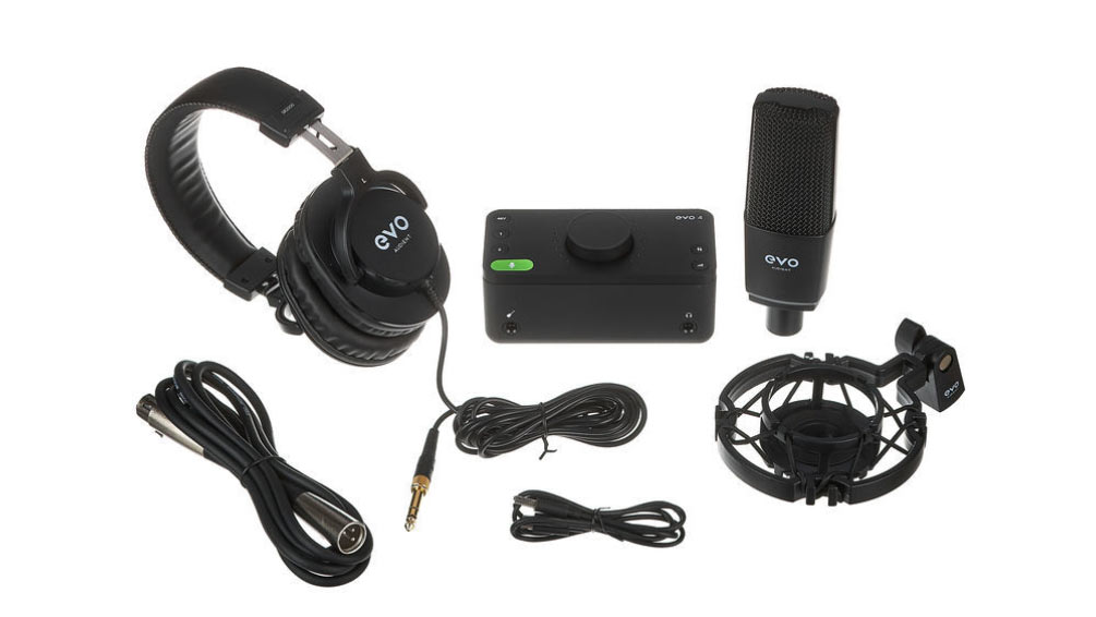 EVO Audient Start Recording Bundle