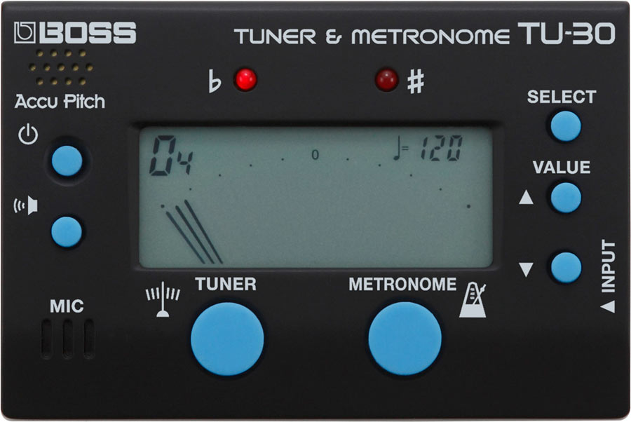 Boss TU-30 tuner metronoom