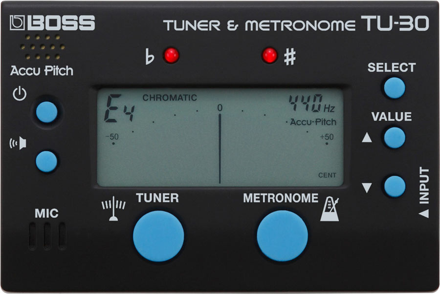 Boss TU-30 tuner metronoom