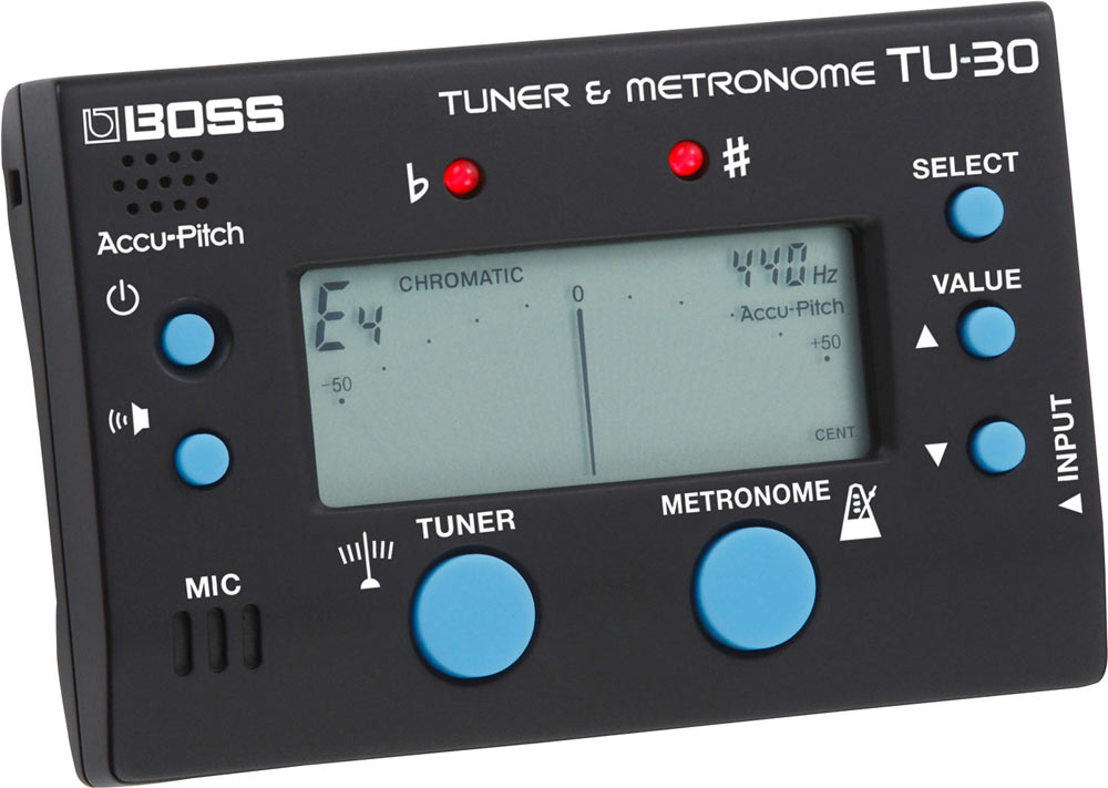 Boss TU-30 tuner metronoom