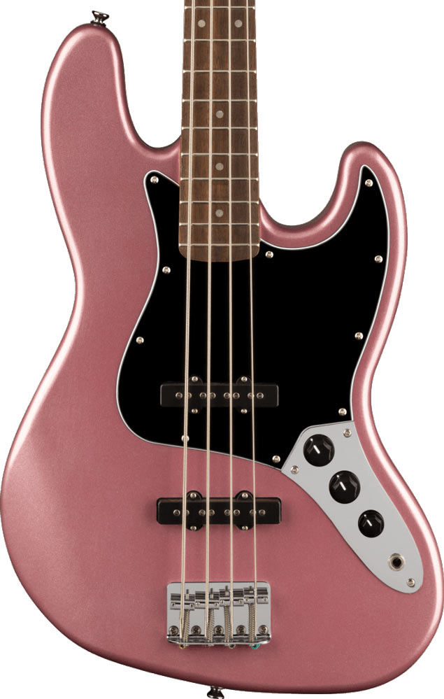 Squier Affinity Jazz Bass LRL Burgundy Mist