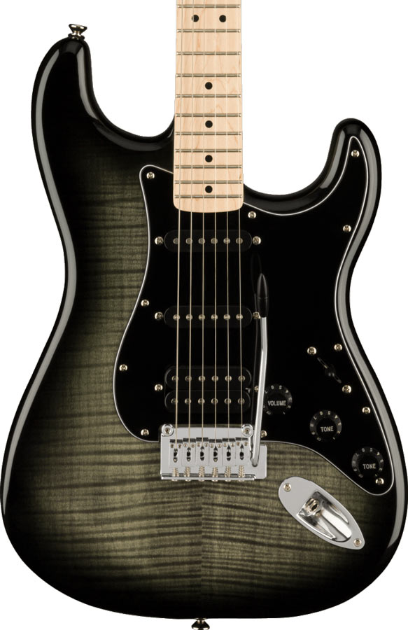 Squier Affinity Stratocaster FMT HSS MN Black Burst