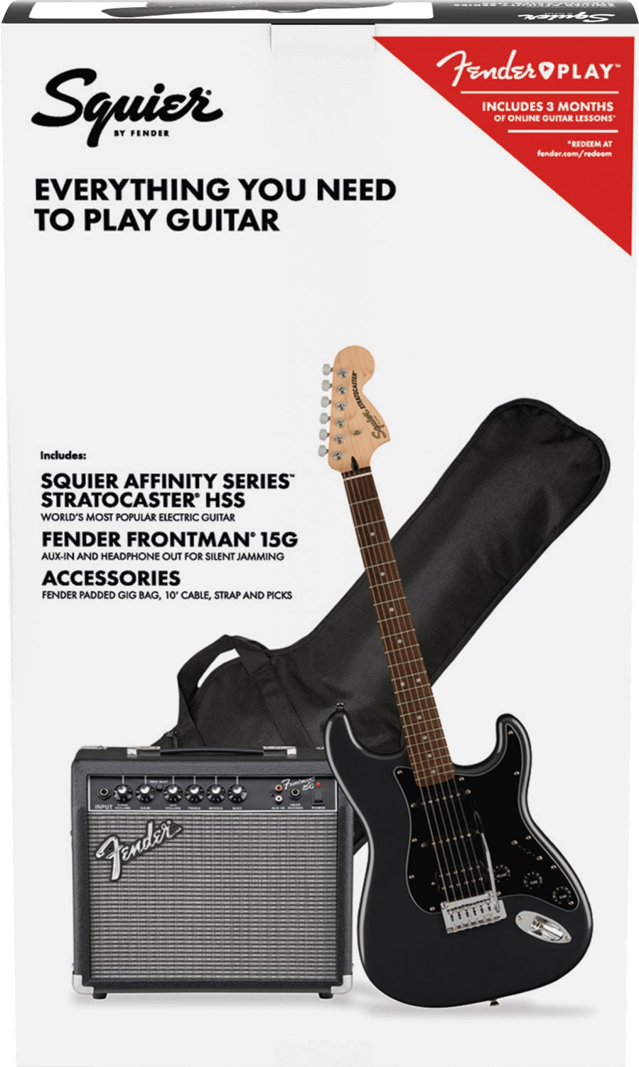 Squier Affinity Series Stratocaster HSS Pack LRL CFM