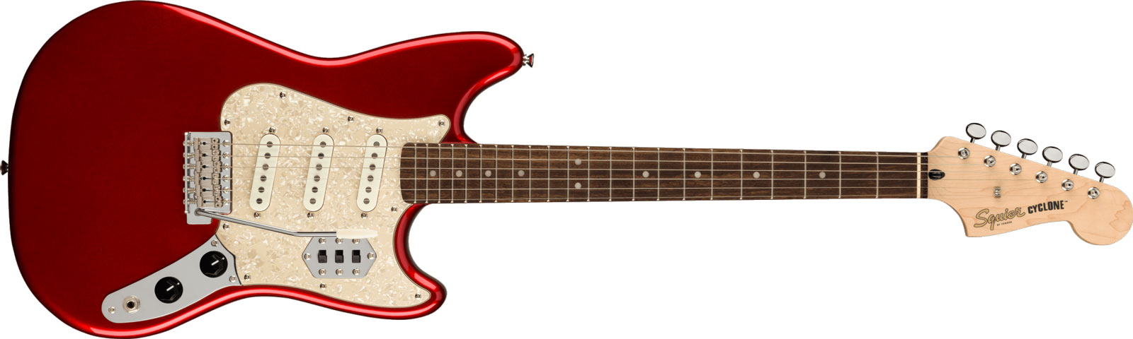 Squier Paranormal Cyclone LRL Candy Apple Red