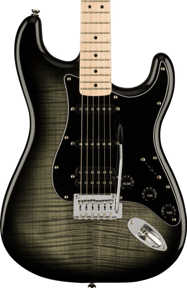 Squier Affinity Stratocaster FMT HSS MN Black Burst