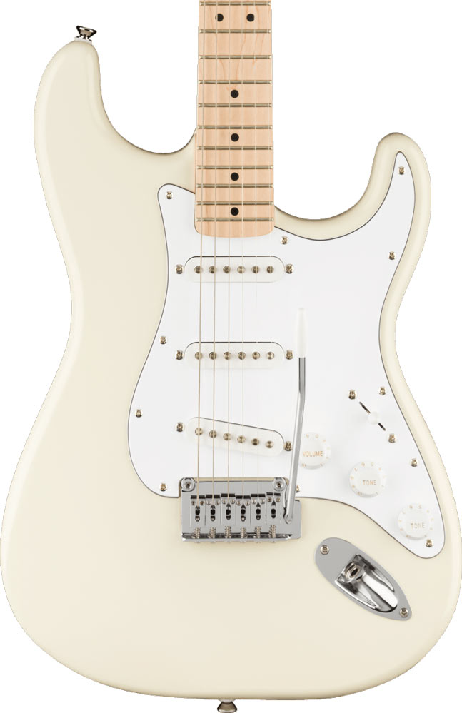 Squier Affinity Stratocaster MN White Pickguard Olympic White