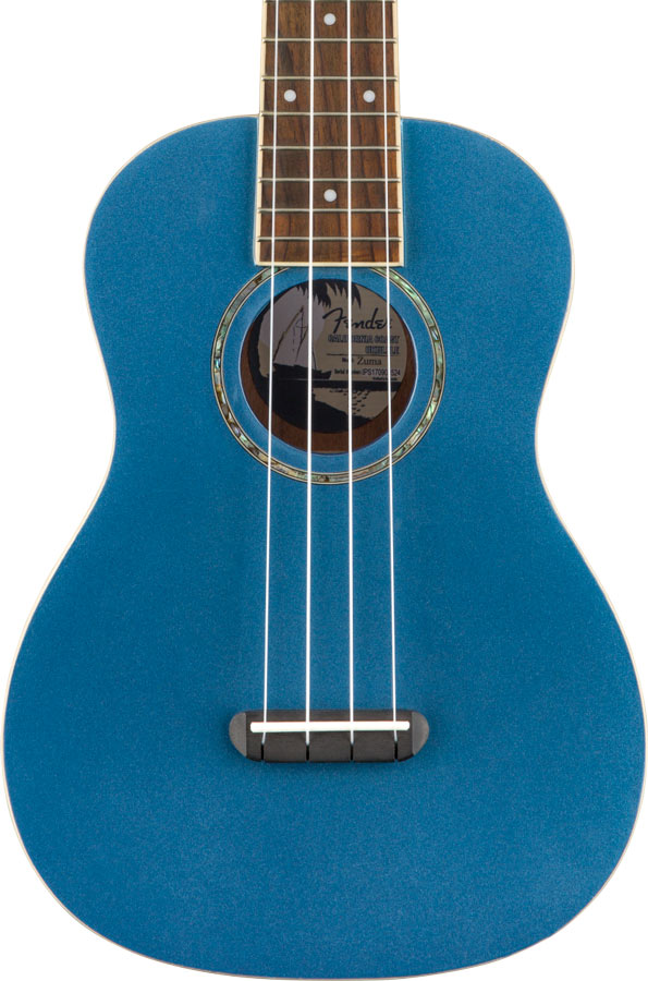 Fender Zuma Classic Concert ukulele Lake Placid Blue