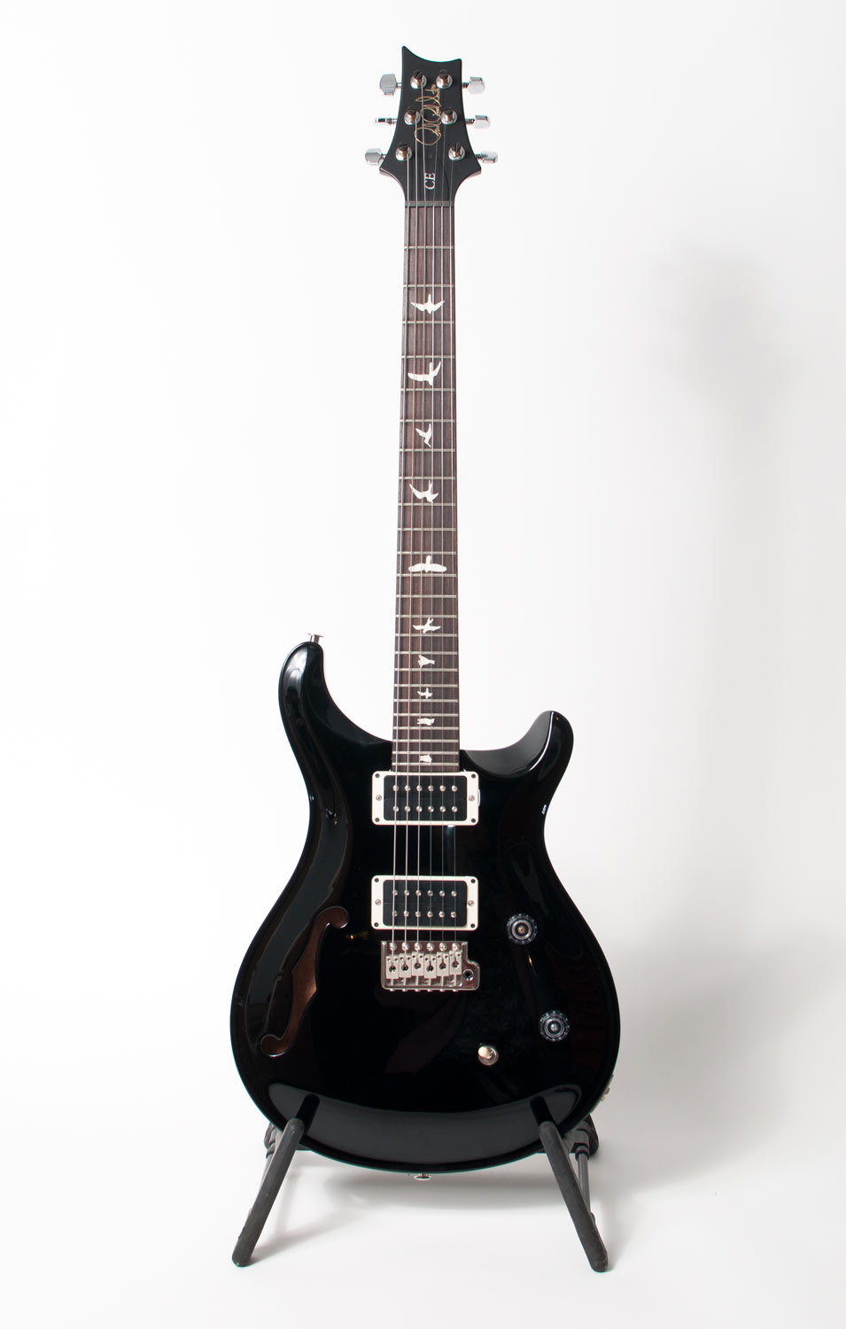 PRS CE24 Semi Hollow Black