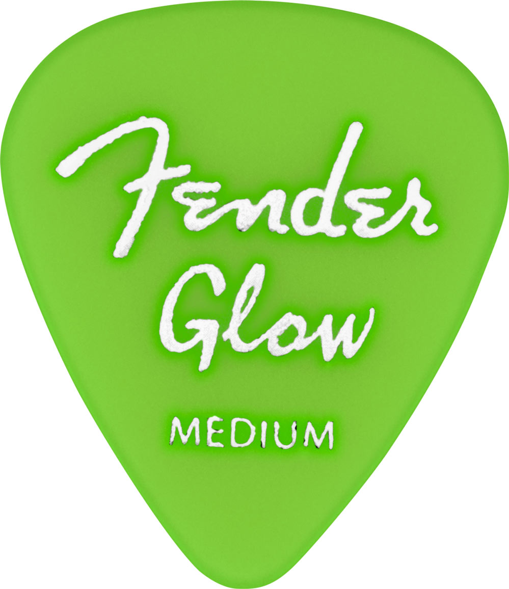 Fender Glow In The Dark 351 Picks 12-Pack