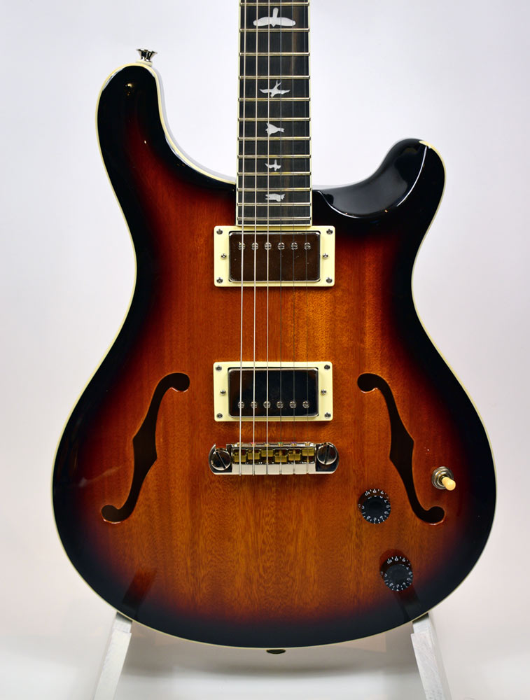 PRS SE Hollowbody II Tri-Colour Sunburst