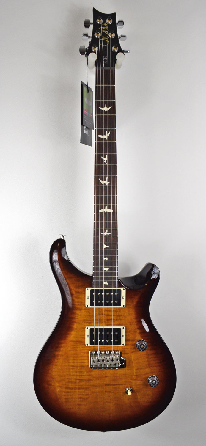 PRS CE 24 Amber Burst Blackout Neck