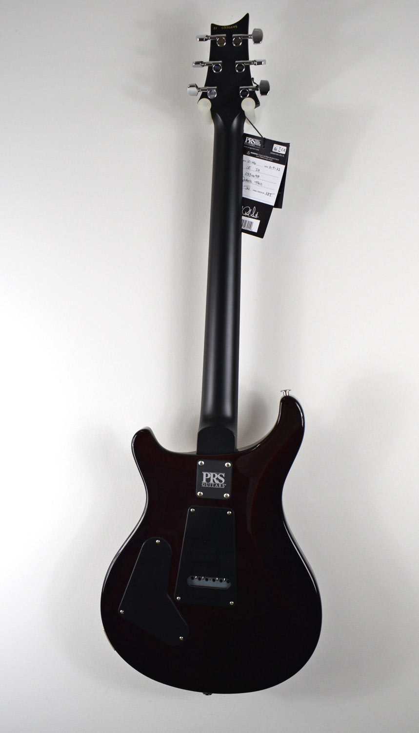 PRS CE 24 Amber Burst Blackout Neck