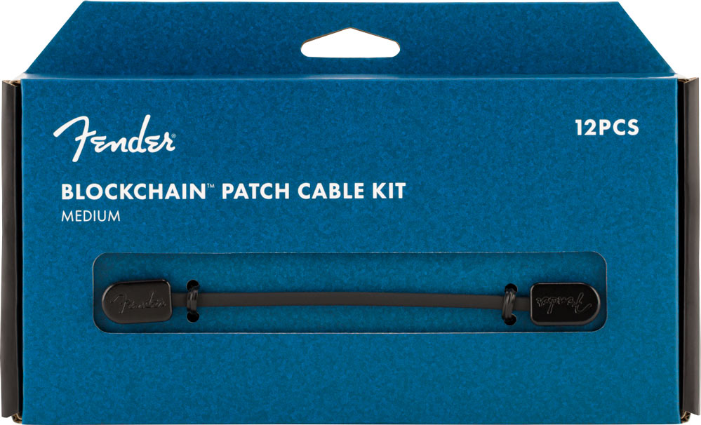 Fender Blockchain Patch Cable Kit medium Black