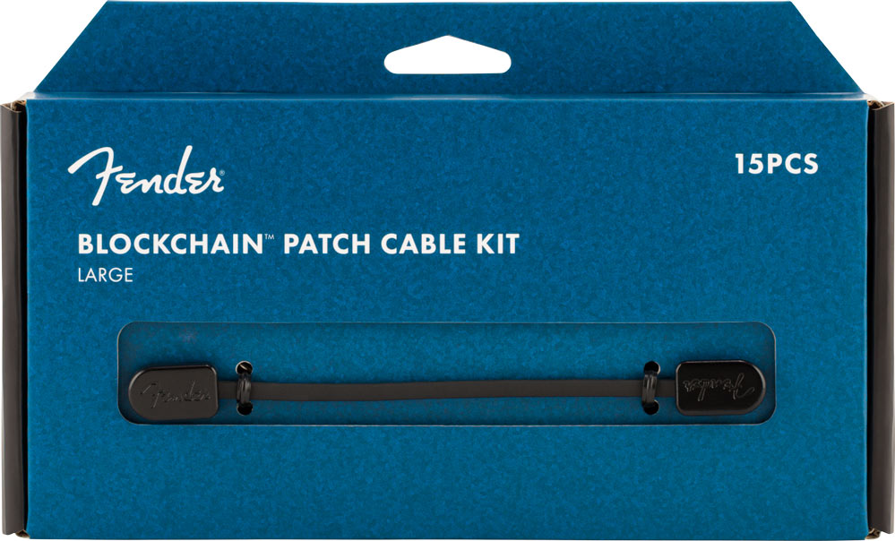 Fender Blockchain Patch Cable Kit Large Black