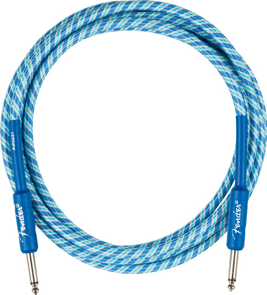 Fender Icicle Holiday Cable 10ft Blue