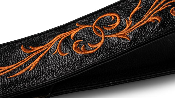 Taylor Nouveau Embroidered Leather Guitar Strap 4119-25