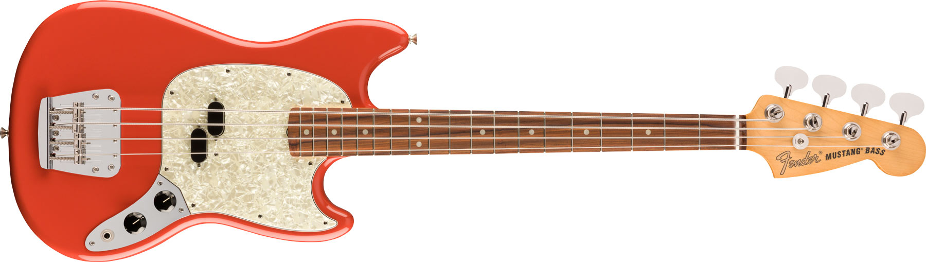 Fender Vintera 60s Mustang Bass PF Fiesta Red