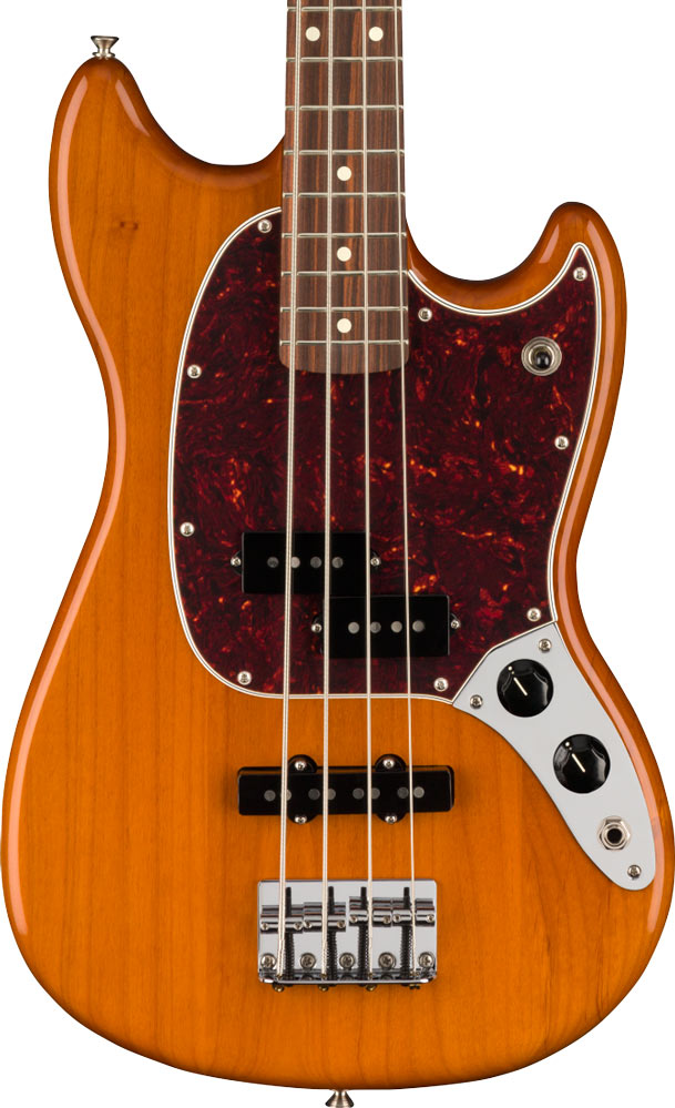 Fender Player Mustang Bass PJ PF Aged Natural