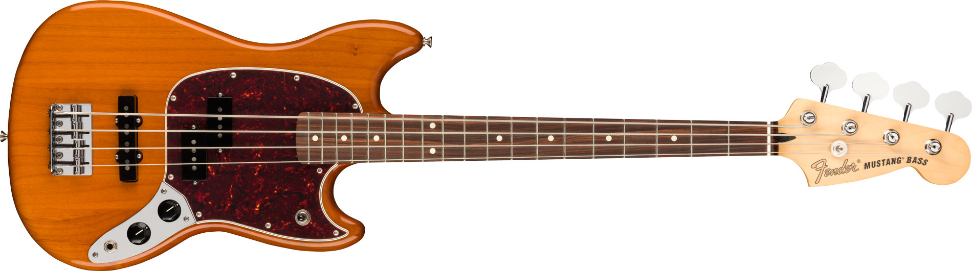 Fender Player Mustang Bass PJ PF Aged Natural