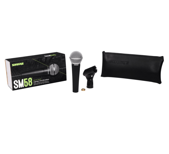 Shure SM58 SE Dynamisch Zangmicrofoon met aan en uit schakelaar