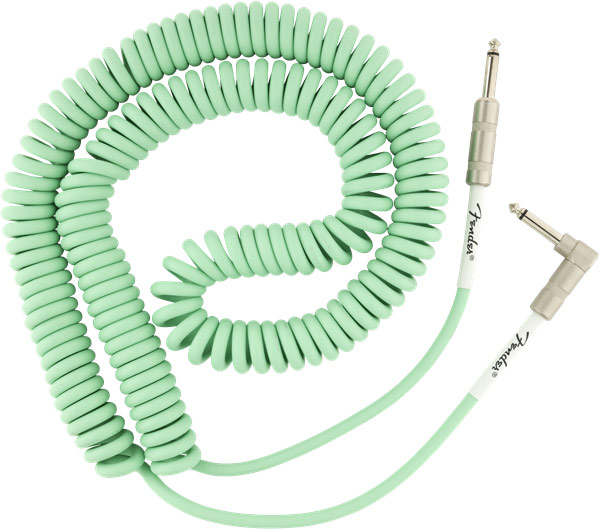 Fender Original Coil Cable 30' SFG Seafoam Green