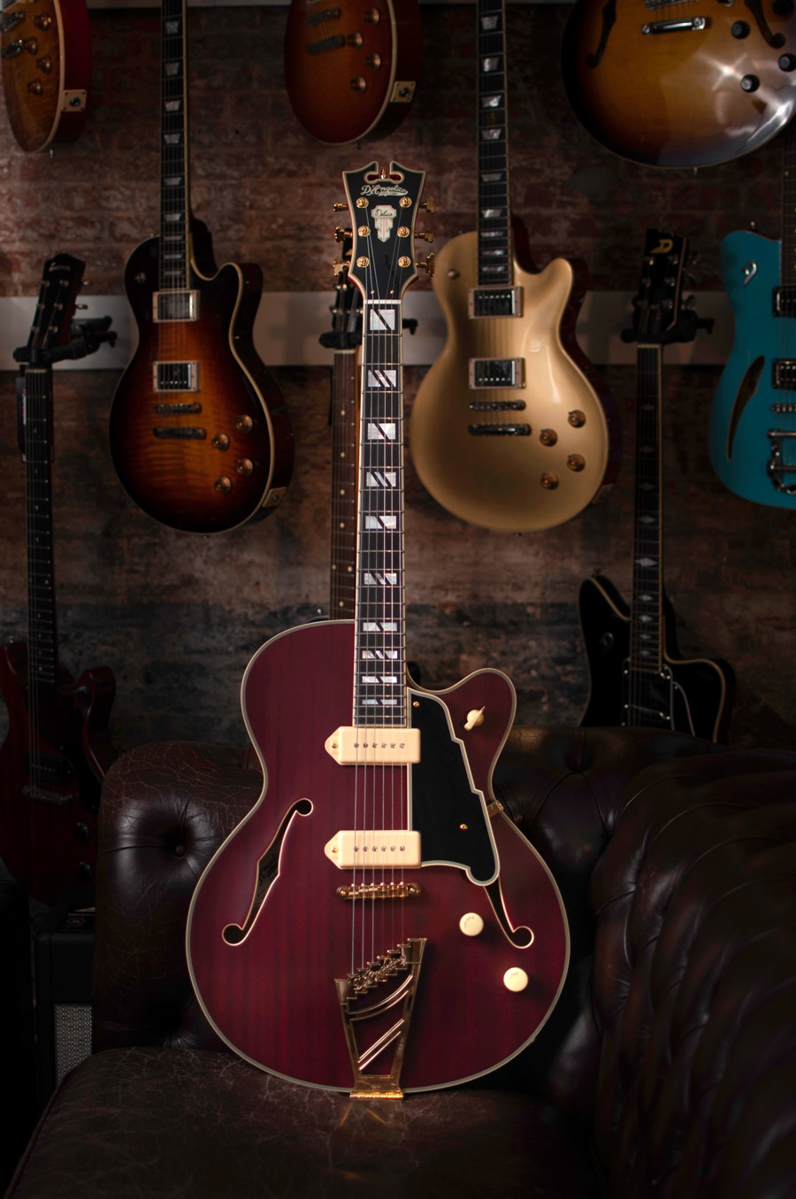 DAngelico Deluxe 59 Satin Trans Wine