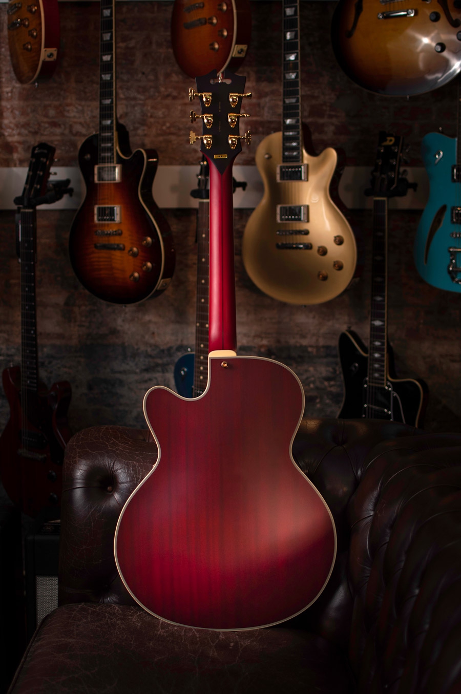 DAngelico Deluxe 59 Satin Trans Wine