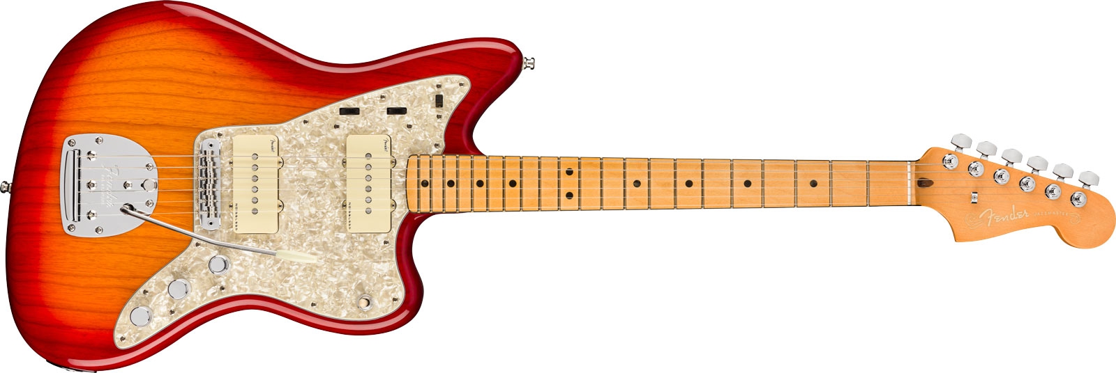 Fender American Ultra Jazzmaster MN Plasma Red Burst