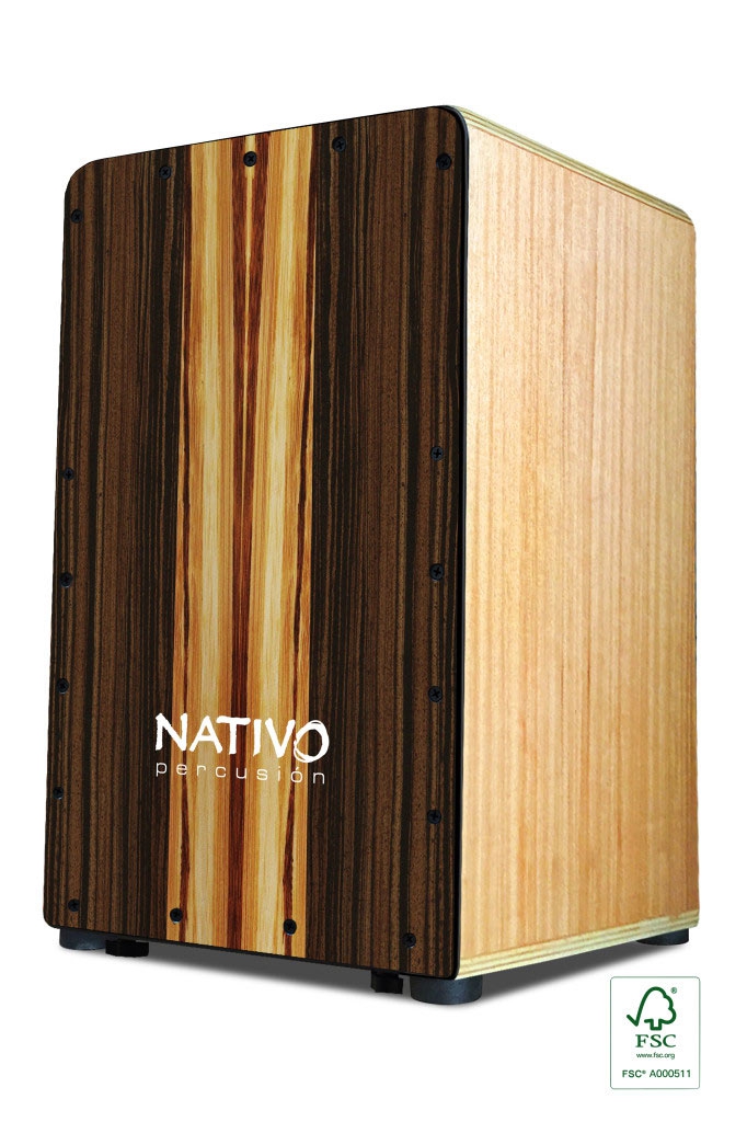 Nativo Percussion Studio Cajon Macchiato