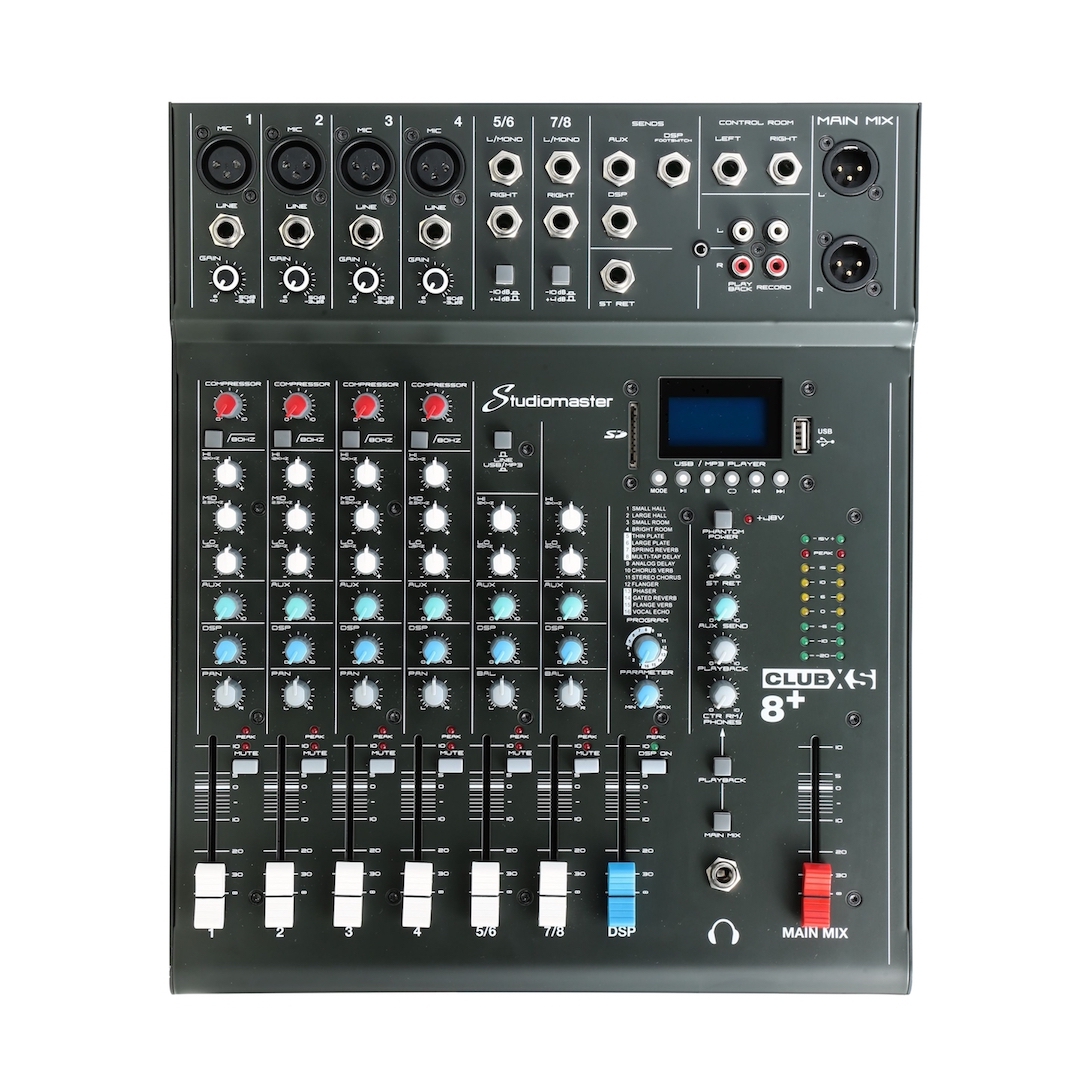 Studiomaster Club XS 8+ Mixer