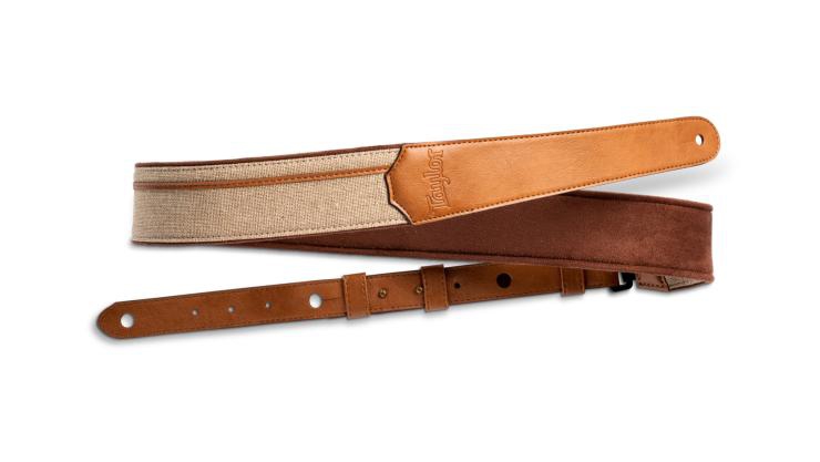 Taylor Vegan Leather Guitar Strap Tan 4203-25