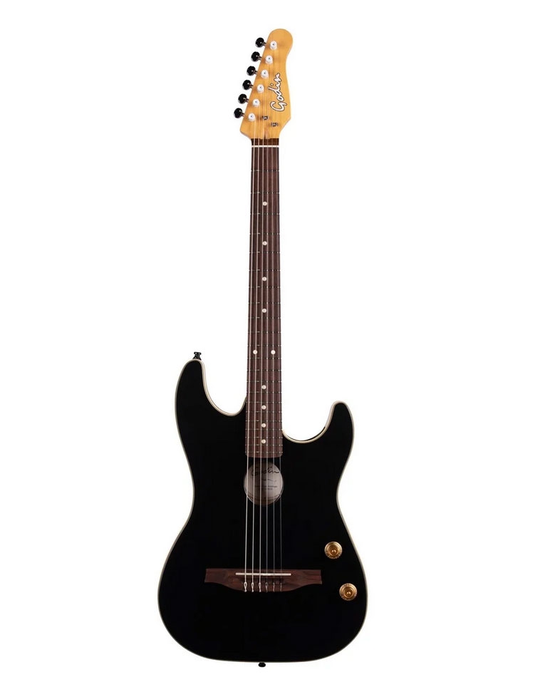 Godin G-Tour Nylon Matte Black EQ