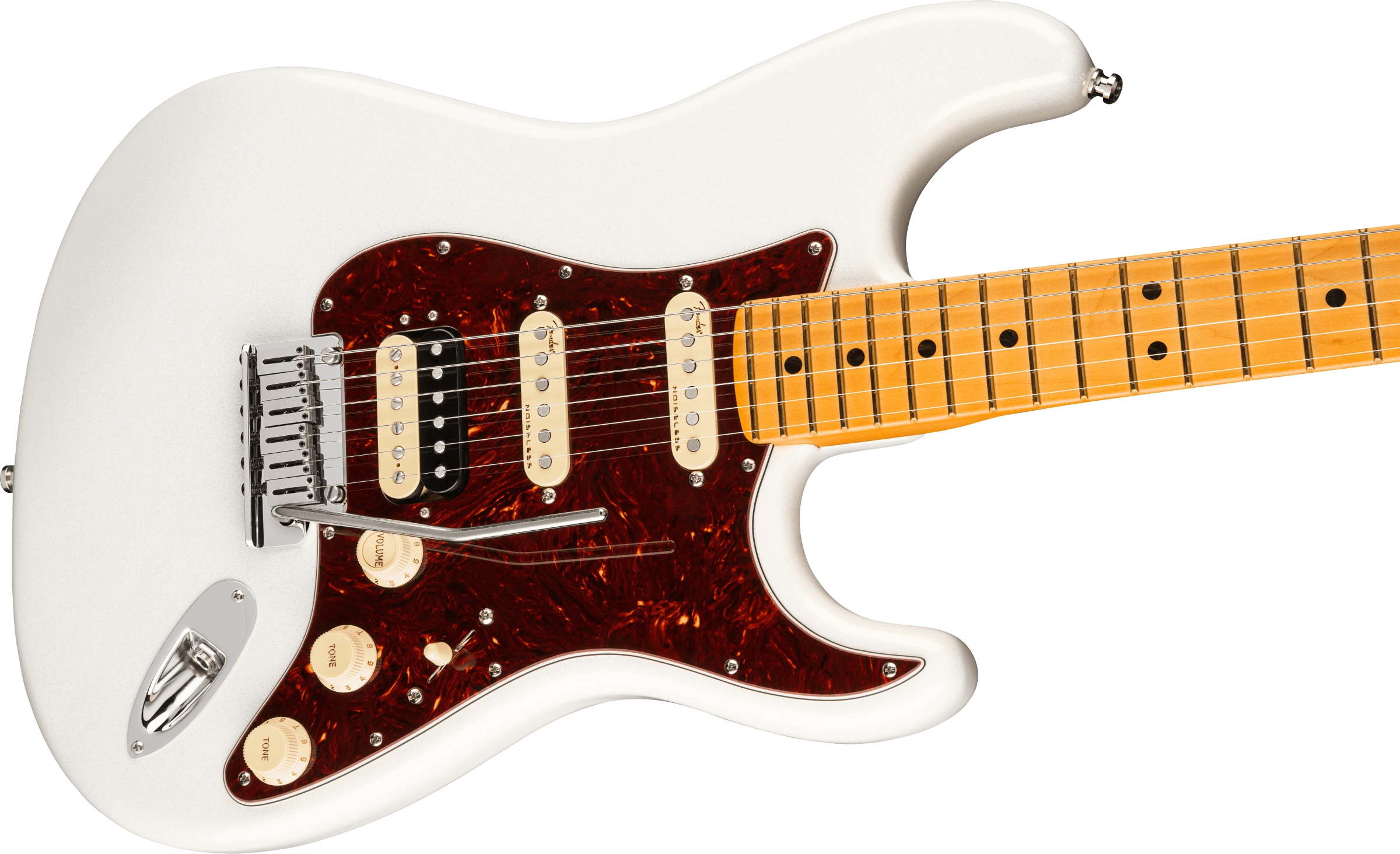 Fender American Ultra Stratocaster HSS MN Arctic Pearl