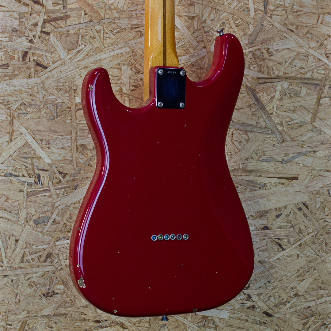 Del-Tone 50s S-style Hard Tail Dakota Red