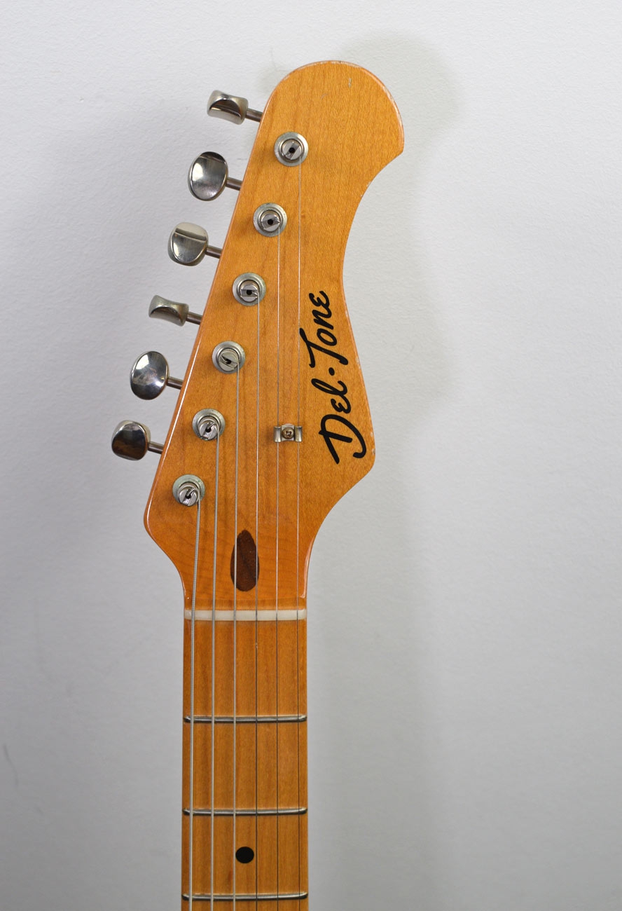 Del-Tone 50s S-style Hard Tail Dakota Red