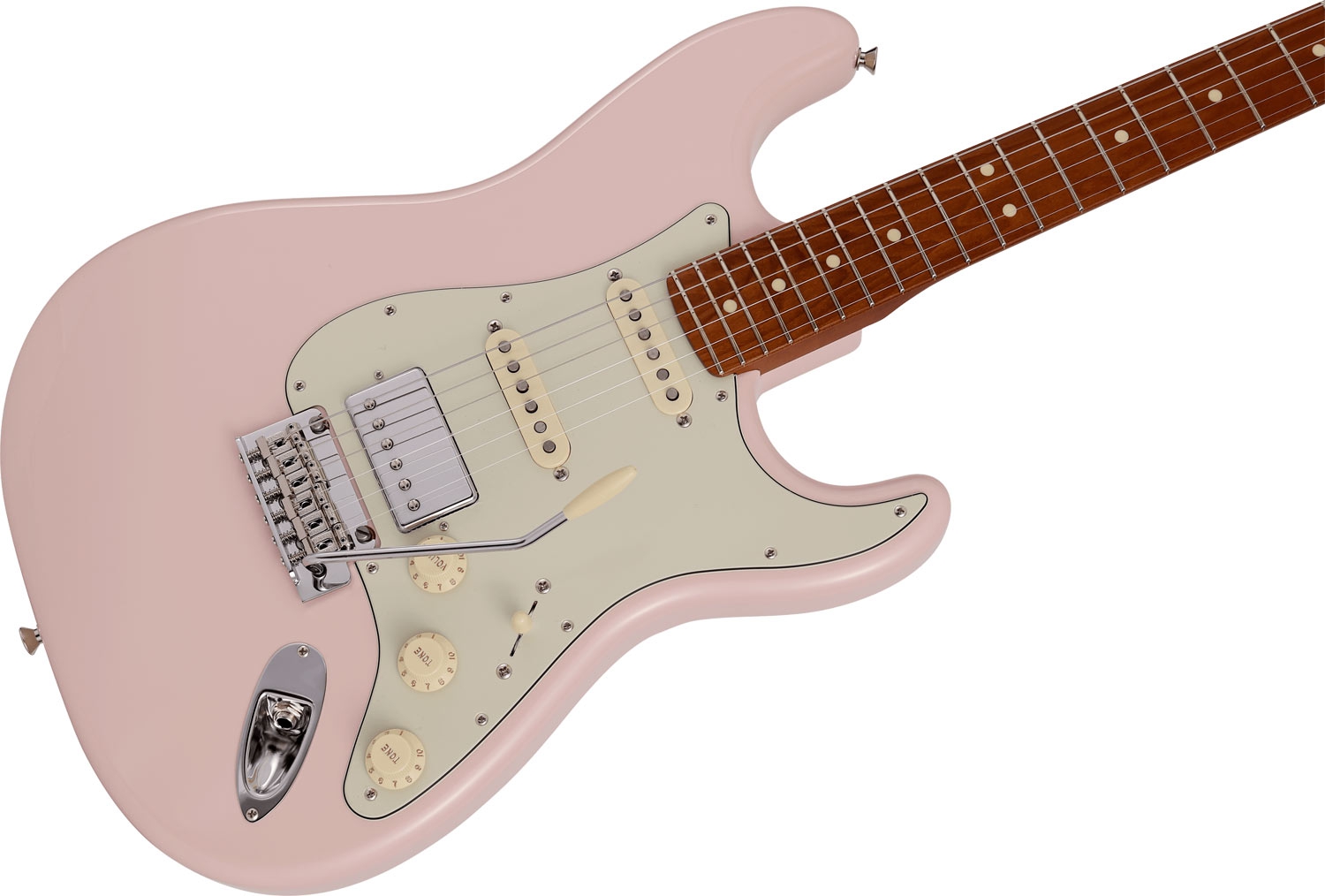 Fender Made in Japan Hybrid II Stratocaster Roasted Shell Pink