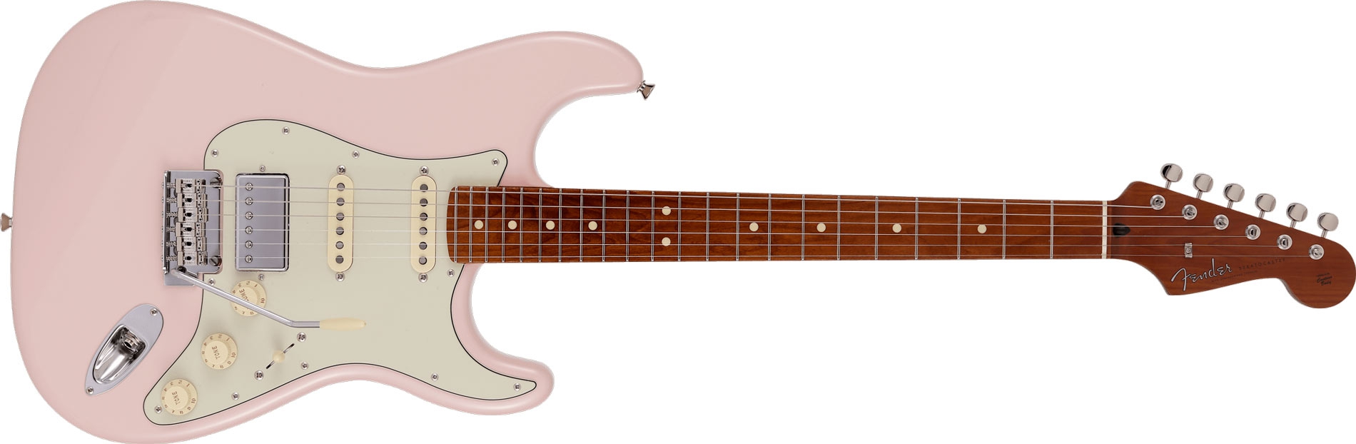 Fender Made in Japan Hybrid II Stratocaster Roasted Shell Pink