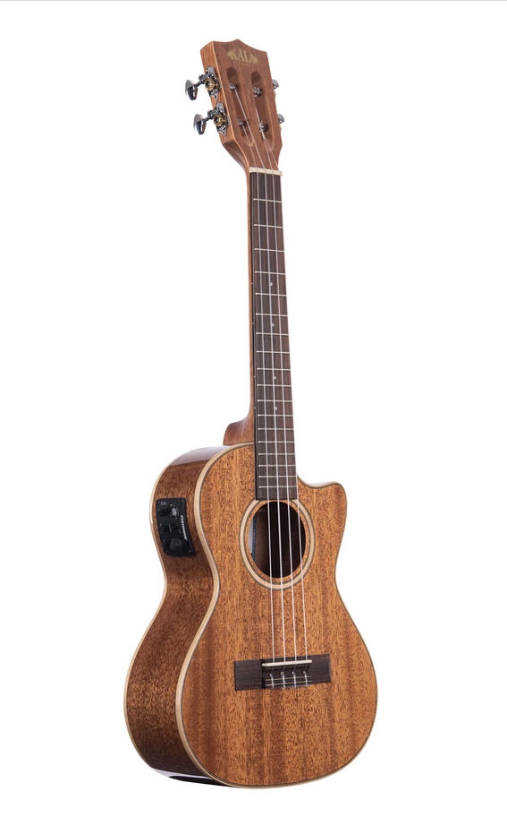 Kala Gloss Solid Mahogany Tenor Ukulele Cutaway  EQ