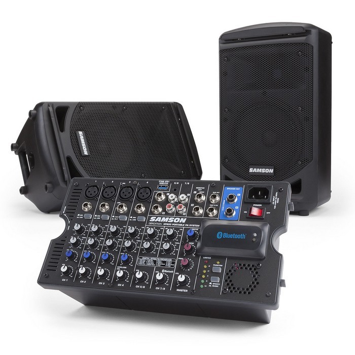 Samson XP800 portable PA-systeem