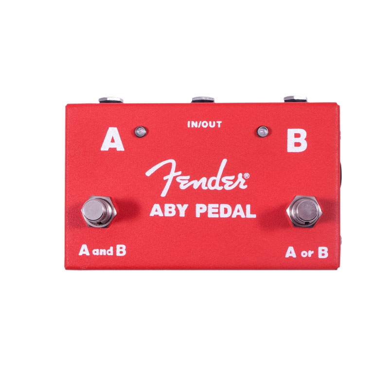 Fender 2-Switch ABY Pedal Red