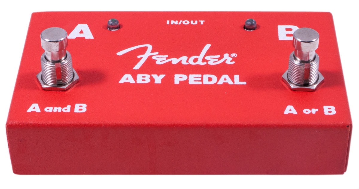 Fender 2-Switch ABY Pedal Red