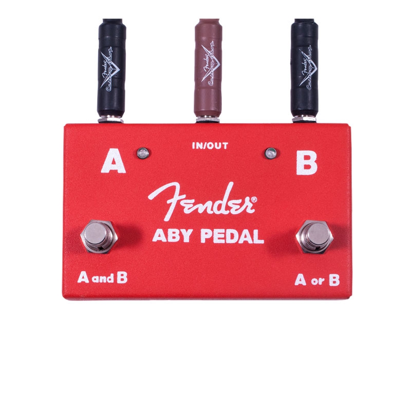 Fender 2-Switch ABY Pedal Red