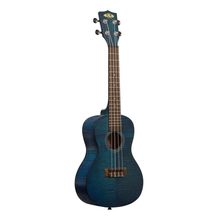 Kala Concert Exotic Mahogany Blue Ukulele