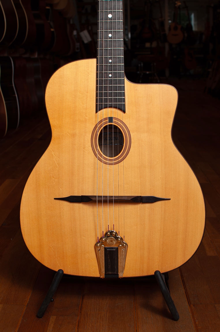 Altamira M Maple Gypsy guitar oval soundhole